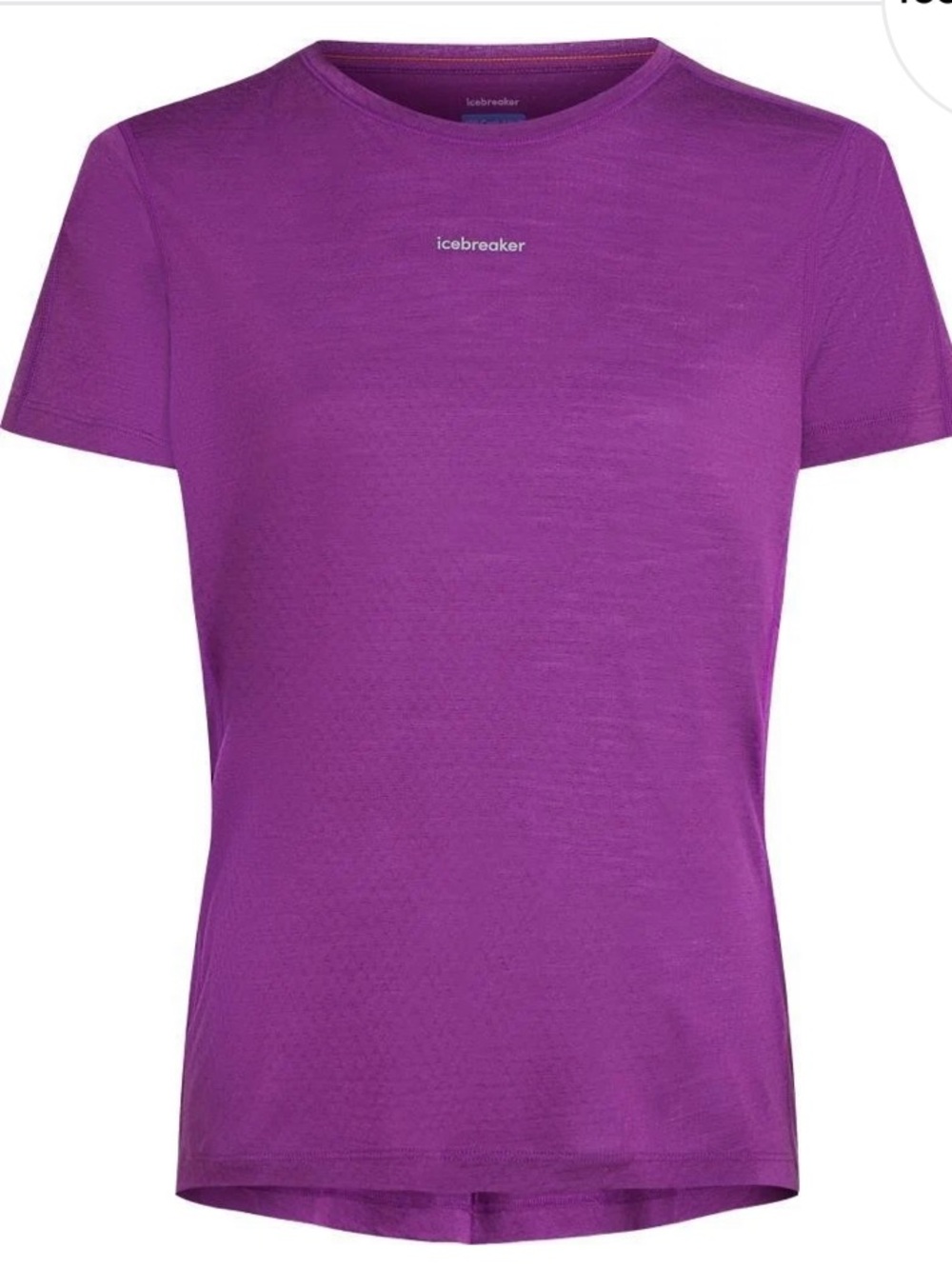 Icebreaker Women’s Merino Blend 125 Cool-Lite Speed SS Slit Back Tee Size Large